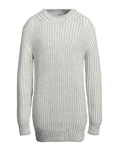 DONDUP Jumper Light grey 70% Wool, 20% Acrylic, 10% Alpaca wool