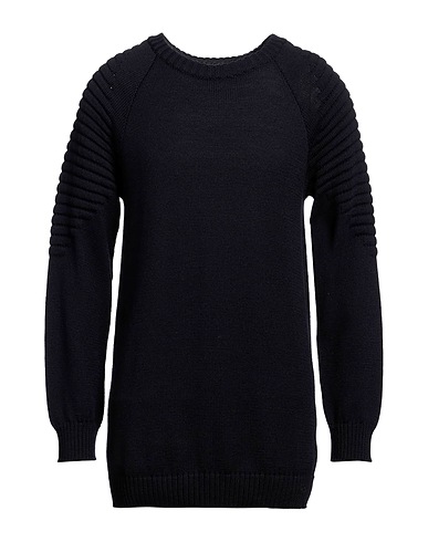 LES HOMMES Jumper Midnight blue 50% Wool, 50% Acrylic