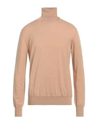 JIL SANDER Polo neck Camel 100% Wool