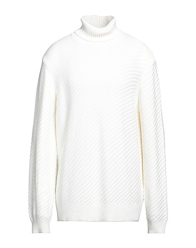 ARMANI EXCHANGE Rollkragenpullover Elfenbein 50% Viskose, 30% Acryl, 15% Polyamid, 5% Wolle