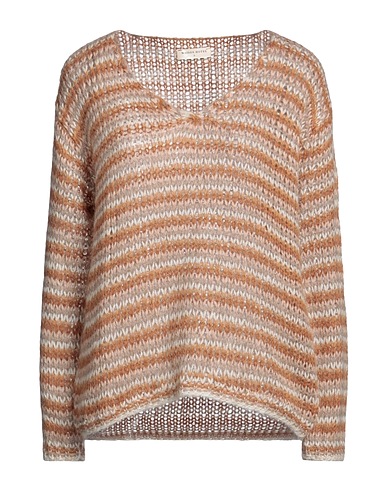 MAISON HOTEL Pullover Cammello 40% Acrilico, 30% Lana mohair, 30% Poliammide