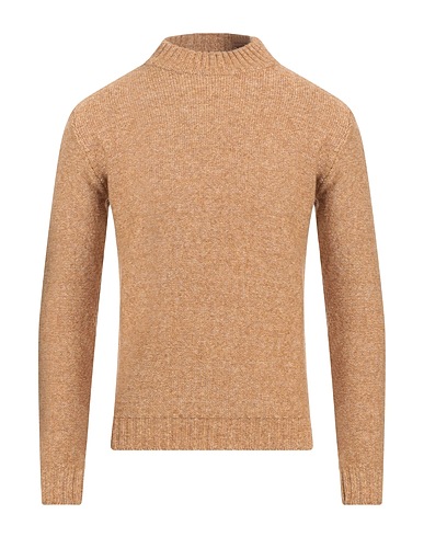 GAZZARRINI タートルネック キャメル コットン 46% / アクリル 25% / ナイロン 18% / ウール 11%