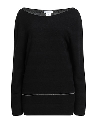FABIANA FILIPPI Sweater Black 75% Virgin Wool, 15% Silk, 10% Cashmere