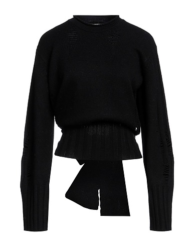 DION LEE Jumper Black 90% Wool, 10% Cashmere