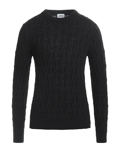 BERNA Jumper Black 35% Wool, 30% Acrylic, 20% Viscose, 15% Alpaca wool