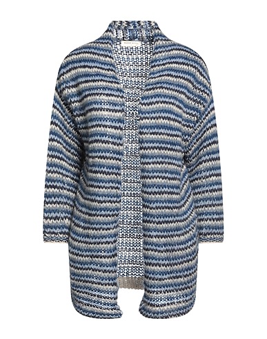 MAISON HOTEL カーディガン ブルー アクリル 40% / モヘヤ 30% / ナイロン 30%