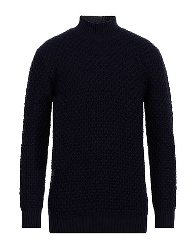 TAGLIATORE Polo neck Midnight blue 100% Virgin Wool