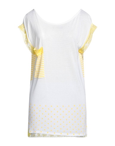 CRISTINA GAVIOLI Pullover Giallo pastello 100% Viscosa, Poliammide