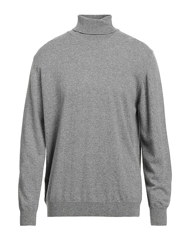 HERMAN & SONS Polo neck Light grey 80% Wool, 20% Cashmere