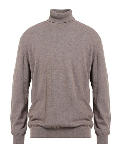 HERMAN & SONS Polo neck Khaki 80% Wool, 20% Cashmere