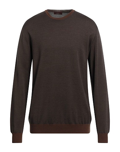 BECOME Jumper Light brown 60% Virgin Wool, 40% Acrylic