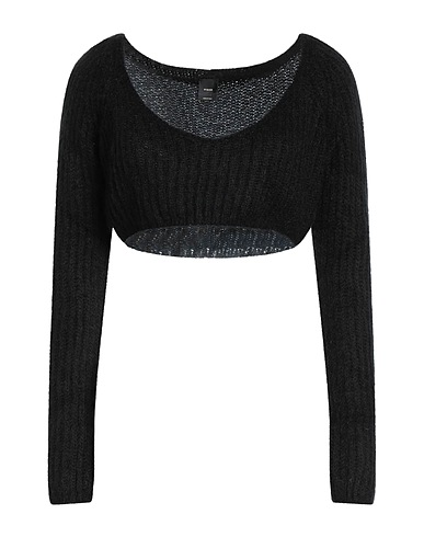 PINKO Pullover Nero 40% Acrilico, 30% Poliammide, 30% Lana mohair