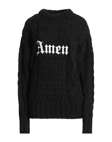 JOHN RICHMOND Pullover Noir 45% Acrylique, 35% Nylon, 20% Laine d'alpaga