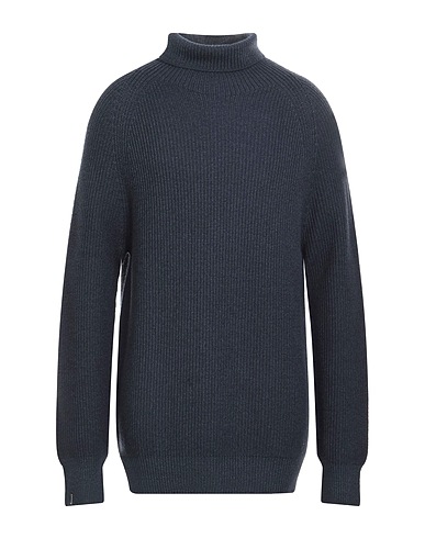 AROVESCIO Turtleneck Slate blue 100% Virgin Wool
