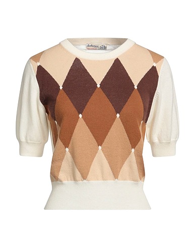 BALLANTYNE Maglia in Cachemire Avorio 100% Cachemire