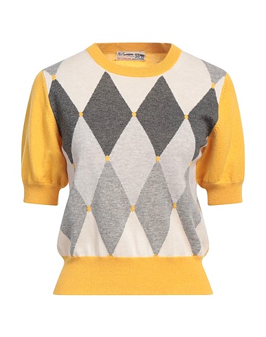 BALLANTYNE Maglia in Cachemire Grigio 100% Cachemire