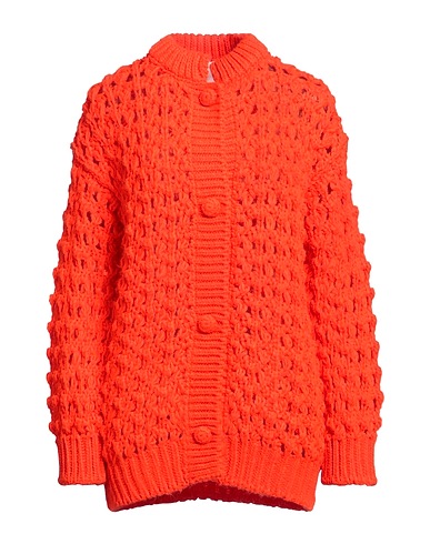 FORTE_FORTE Cardigan Arancione 75% Acrilico, 15% Polietilene, 10% Lana