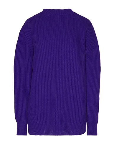 THE ANDAMANE Sweater Dark purple 90% Virgin Wool, 10% Cashmere