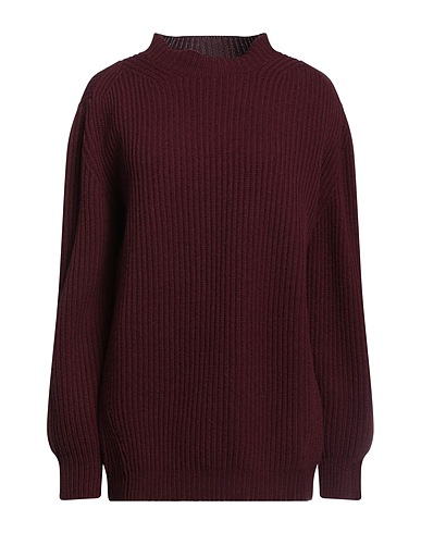 THE ANDAMANE Jumper Burgundy 90% Virgin Wool, 10% Cashmere