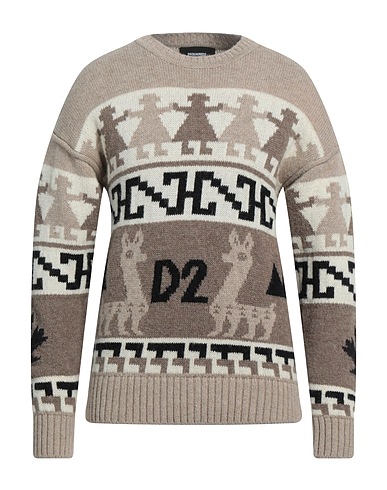 DSQUARED2 Jumper Light brown 100% Alpaca wool