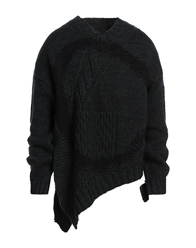 MM6 MAISON MARGIELA Jumper Dark green 84% Wool, 7% Polyamide, 5% Acrylic, 4% Alpaca wool