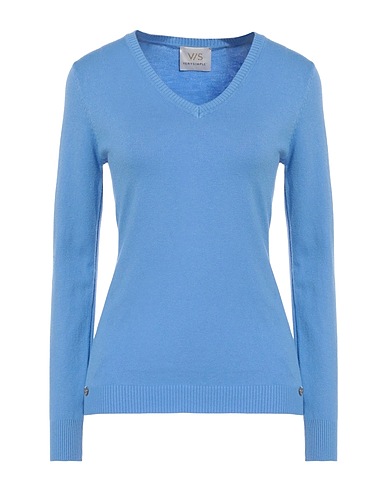 VERYSIMPLE Jersey Azul celeste 56% Viscosa, 28% Poliéster, 16% Poliamida