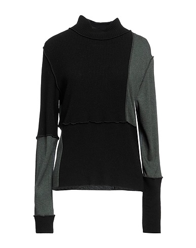 MM6 MAISON MARGIELA Turtleneck Military green 85% Cotton, 15% Wool, Virgin Wool, Polyamide