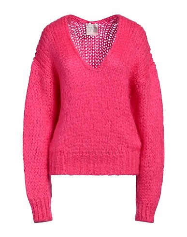 FORTE_FORTE Pullover Fucsia 50% Lana mohair, 50% Acrilico