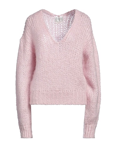 FORTE_FORTE Jumper Light pink 50% Mohair wool, 50% Acrylic