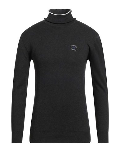 BEVERLY HILLS POLO CLUB Turtleneck Charcoal 95% Cotton, 5% Cashmere