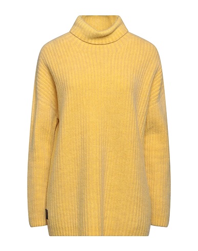 BLAUER. Col roulé Jaune-orange 80% Laine, 20% Polyamide