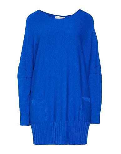 HAVEONE Pullover Königsblau 50% Viskose, 28% Polyester, 22% Polyamid