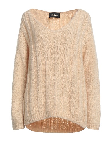 LES COPAINS Sweater Beige 42% Mohair wool, 28% Cashmere, 20% Silk, 10% Polyamide