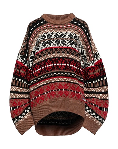 MARTINE ROSE Jumper Brown 100% Merino Wool