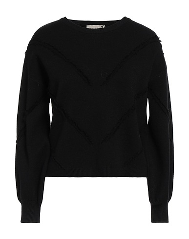 HAVEONE Jumper Black 50% Viscose, 28% Polyester, 22% Polyamide