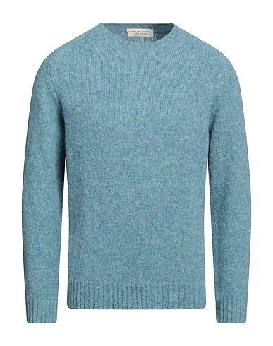 FILIPPO DE LAURENTIIS Sweater Light blue 60% Alpaca wool, 25% Wool, 15% Polyamide