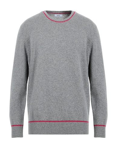 JURTA Jumper Grey 90% Merino Wool, 10% Cashmere