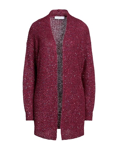 KAOS Cardigan Plum 40% Metallic Polyester, 37% Polyamide, 12% Mohair wool, 11% Alpaca wool