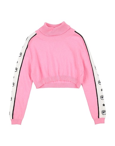 CHIARA FERRAGNI Turtleneck Pink 40% Wool, 30% Viscose, 20% Polyamide, 10% Cashmere