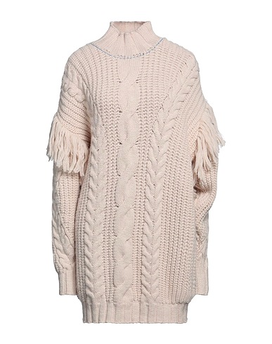 AKEP Polo neck Cream 75% Acrylic, 10% Wool, 5% Alpaca wool, 5% Viscose, 5% Polyester