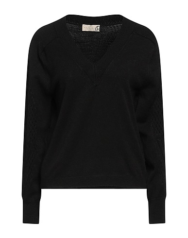 HAVEONE Sweater Black 50% Viscose, 27% Polyester, 23% Polyamide