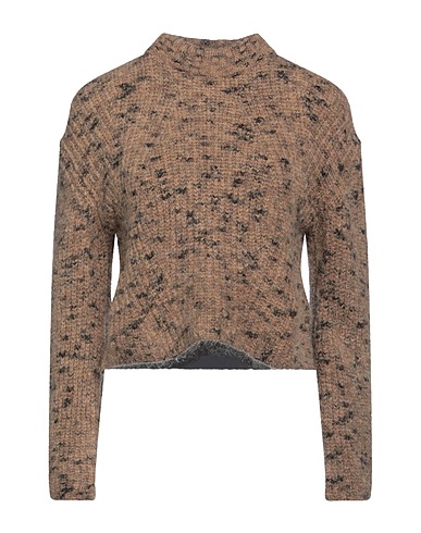 HAVEONE Polo neck Taupe 49% Acrylic, 17% Polyamide, 16% Mohair wool, 16% Virgin Wool, 2% Elastane