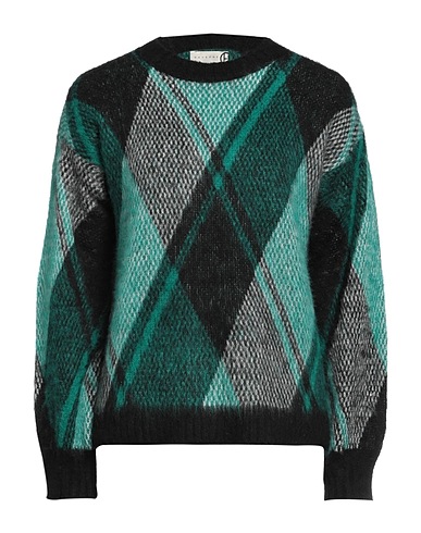 HAVEONE Pullover Verde smeraldo 57% Acrilico, 29% Poliammide, 7% Viscosa, 7% Lana