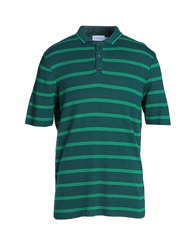 TOPMAN Sweater Dark green 52% Acrylic, 48% Cotton