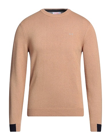 SUN 68 Sweater Camel 47% Merino Wool, 38% Viscose, 10% Polyamide, 5% Cashmere