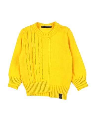DANIELE ALESSANDRINI Jumper Yellow 70% Acrylic, 30% Wool