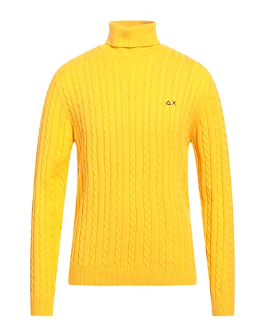SUN 68 Polo neck Marigold 47% Merino Wool, 38% Viscose, 10% Polyamide, 5% Cashmere