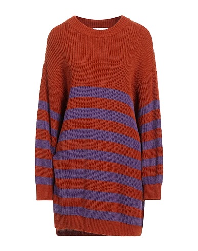 BRAND UNIQUE Jumper Rust 75% Acrylic, 10% Wool, 10% Viscose, 5% Alpaca wool