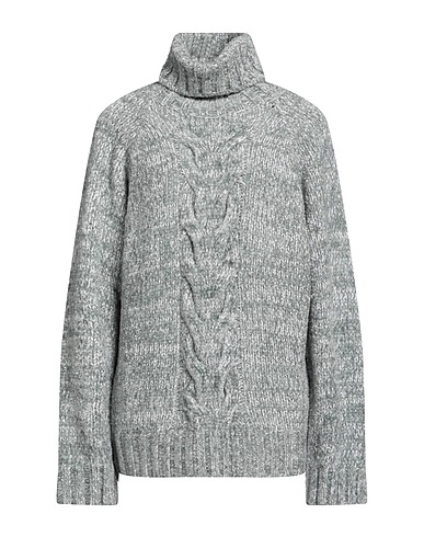 DOLCE&GABBANA Polo neck Light grey 45% Cashmere, 25% Acetate, 20% Polyamide, 10% Metallic Polyester