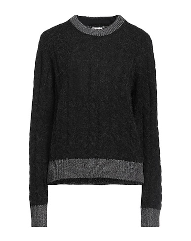 SUN 68 Jumper Black 35% Merino Wool, 28% Polyamide, 20% Viscose, 11% Alpaca wool, 6% Metallic fiber
